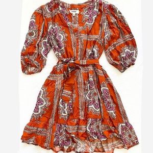 PORRIDGE CLOTHING BOHO DRESS WITH POCKETS SIZE SMALL ANTHROPOLOGIE COTTAGECORE